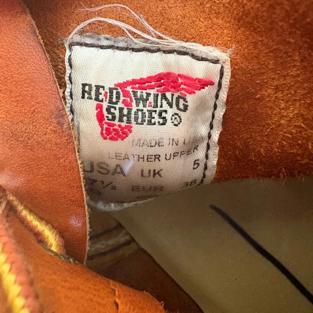 Red Wing Shoes Women’s Moc Boots - Tan Leather - Picture 9 of 12
